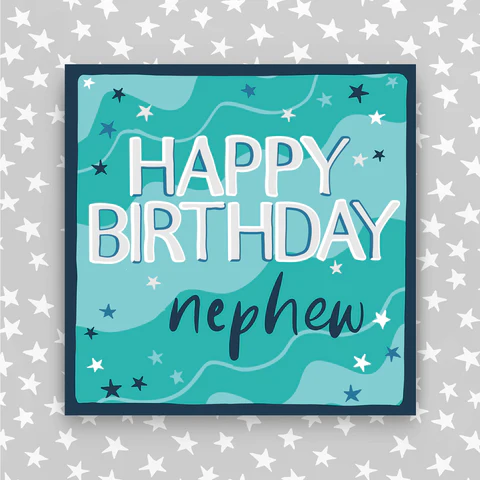 Hip Hip Hooray Nephew Birthday Card