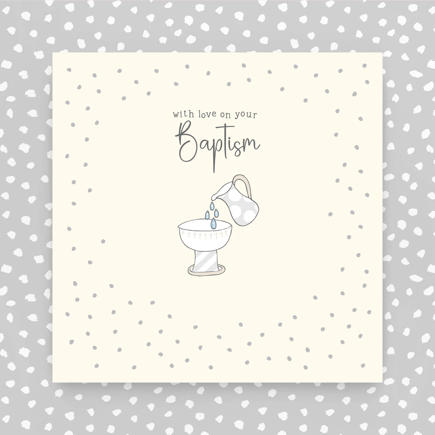 Molly Mae With Love on Your Baptism Card