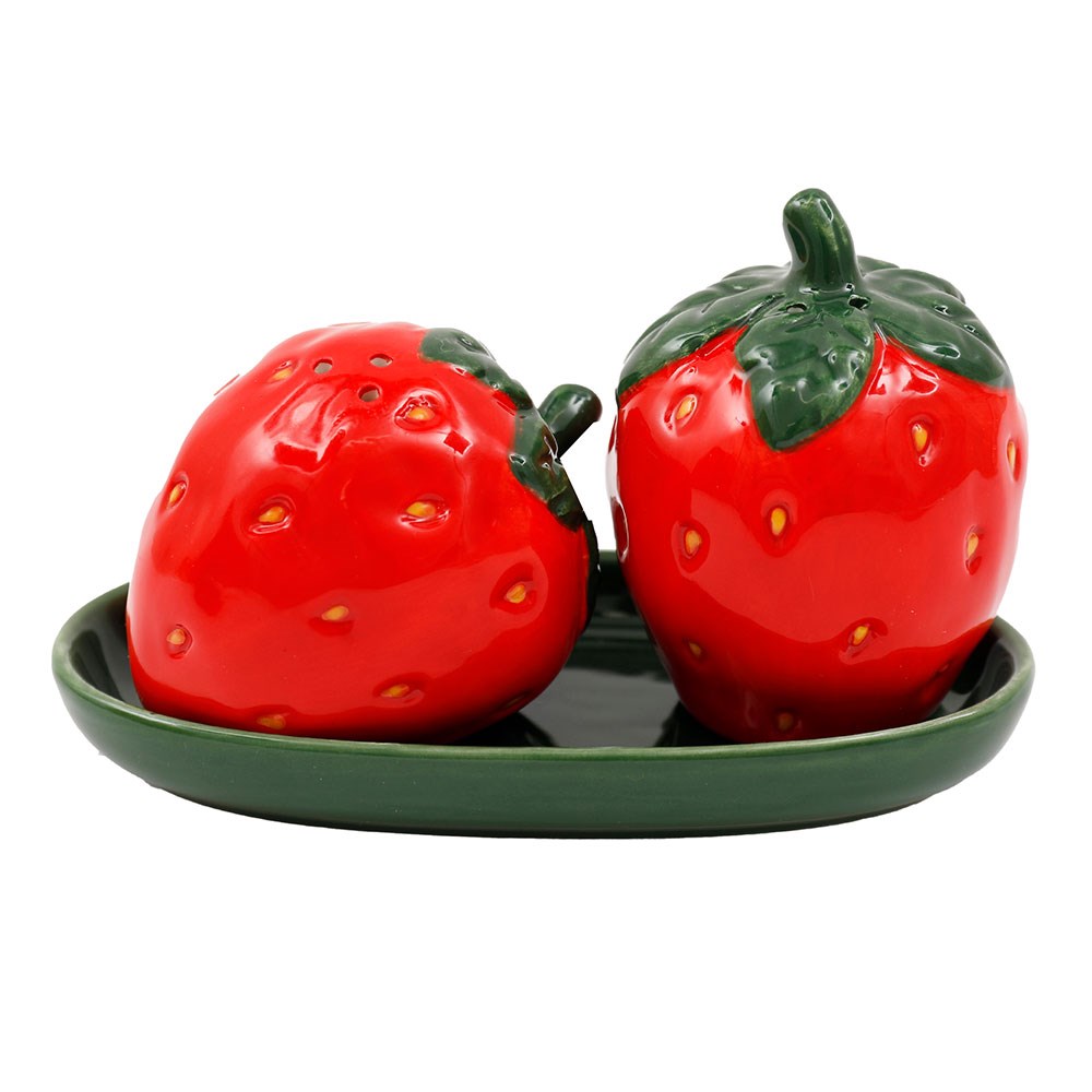 Strawberry Salt & Pepper Shakers