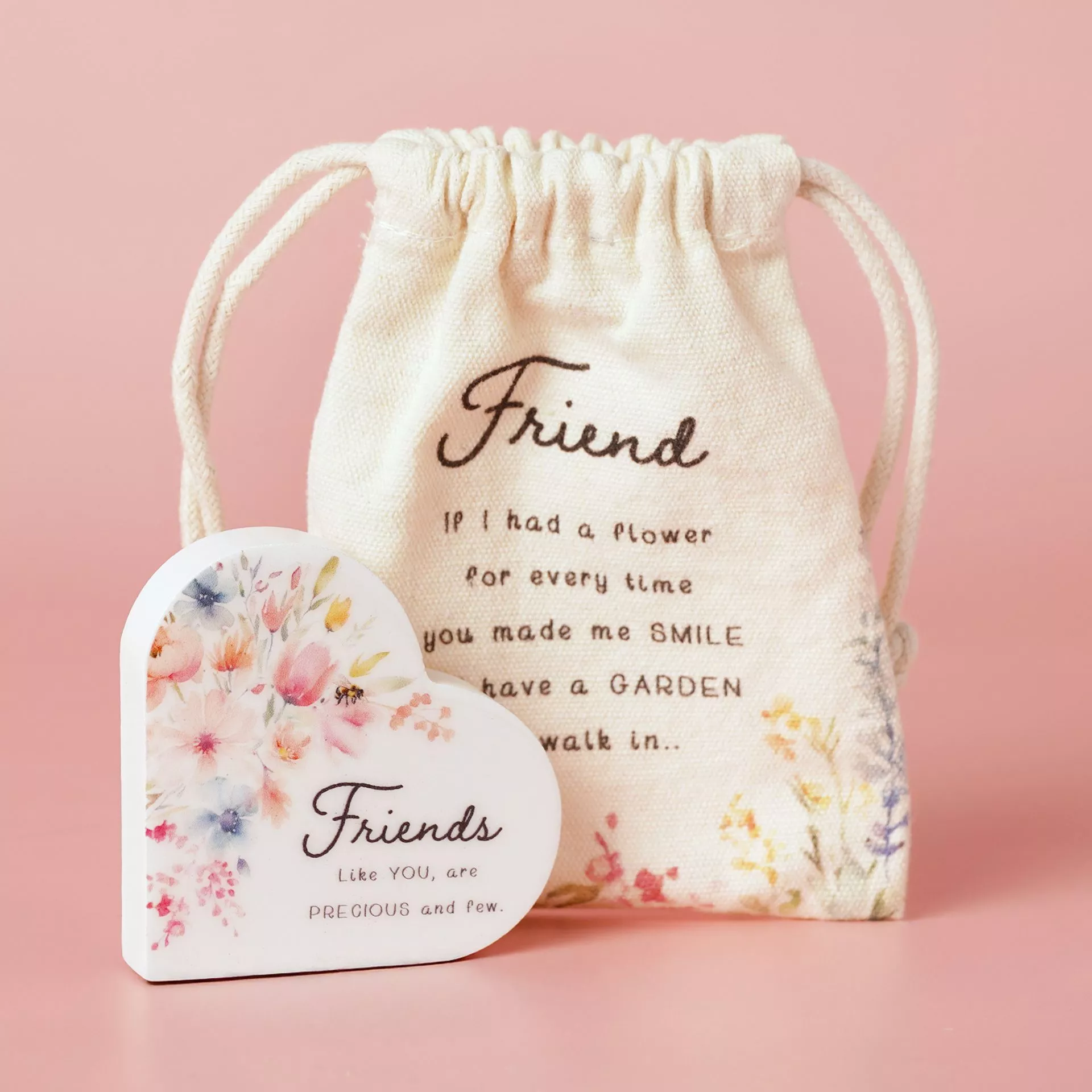 The Cottage Garden Mini Plaque - Friend - More Than Just a Gift | Narborough Hall
