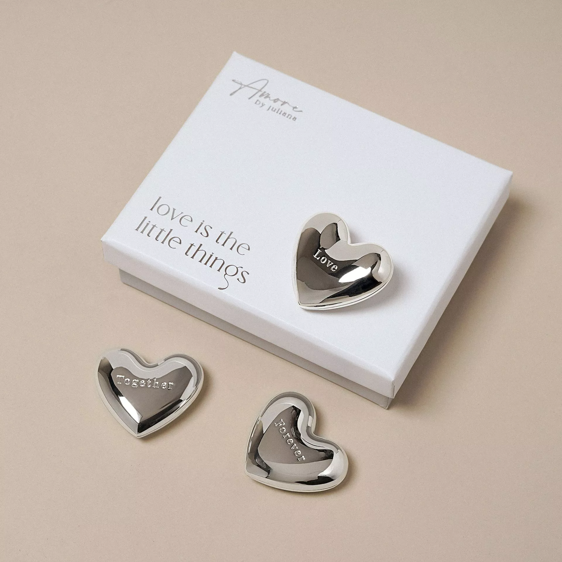 Amore Silver Plated Charms