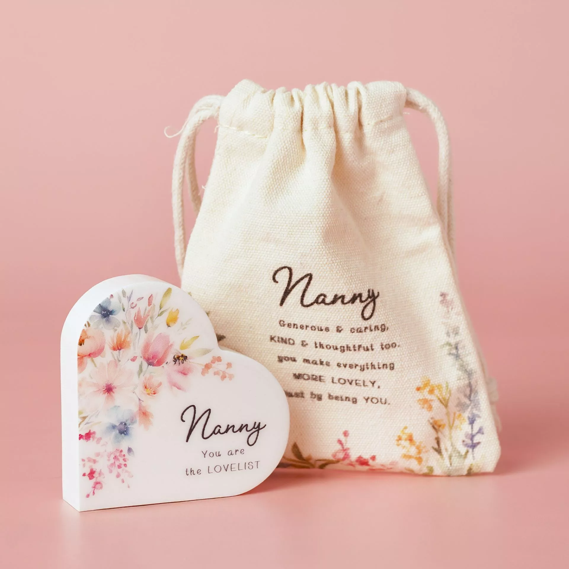 The Cottage Garden Mini Plaque - Nanny - More Than Just a Gift | Narborough Hall