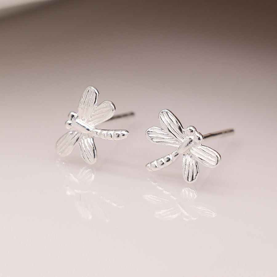 Iris & Miel Sterling Silver Dragonfly Stud Earrings