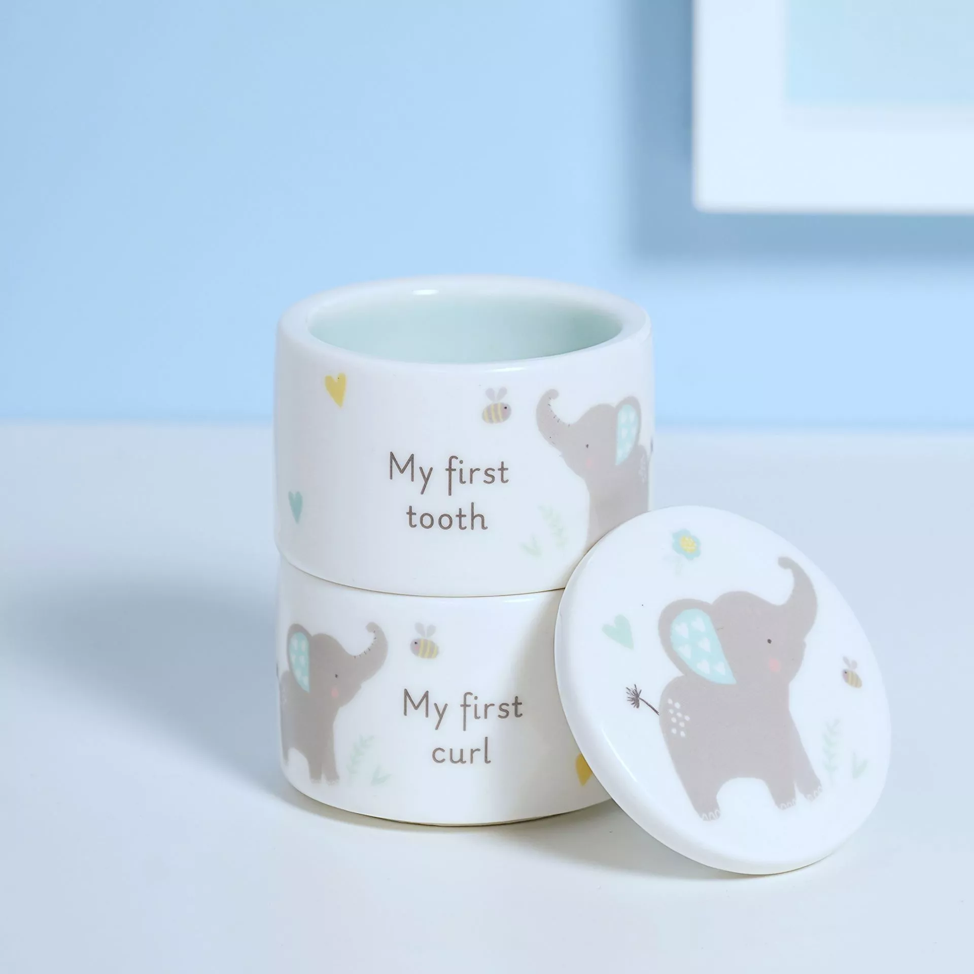 Celebrations Hello Baby Tooth & Curl Set - Boy
