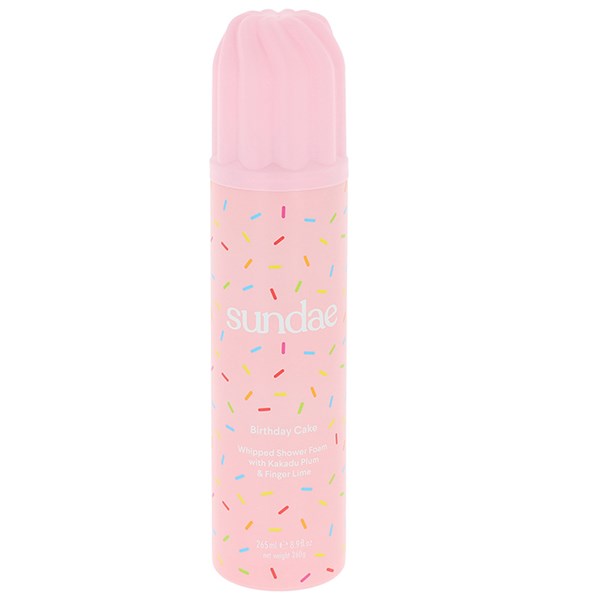 Sundae Whipped Shower Foam Birthday Cake