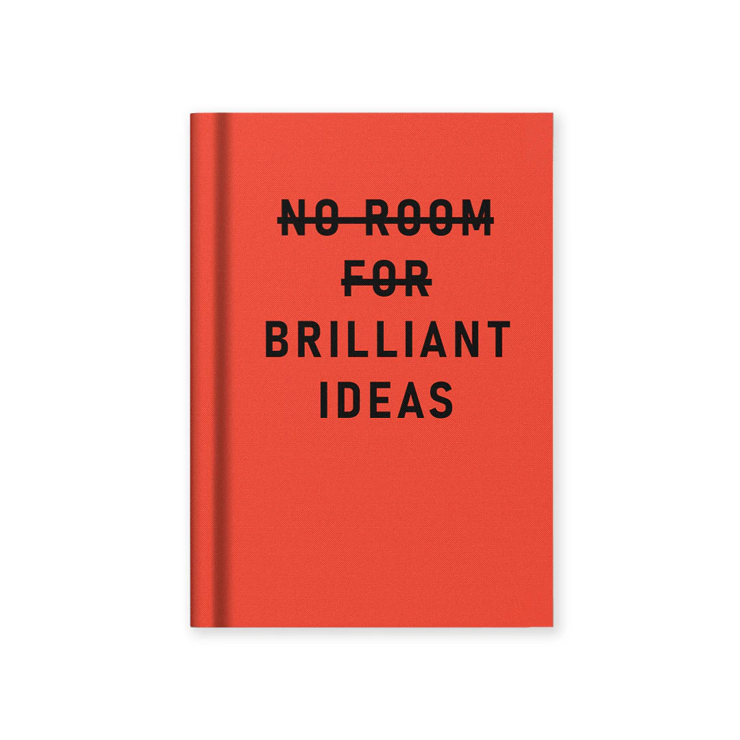 Fabric Hardback Notebook - Brilliant Ideas