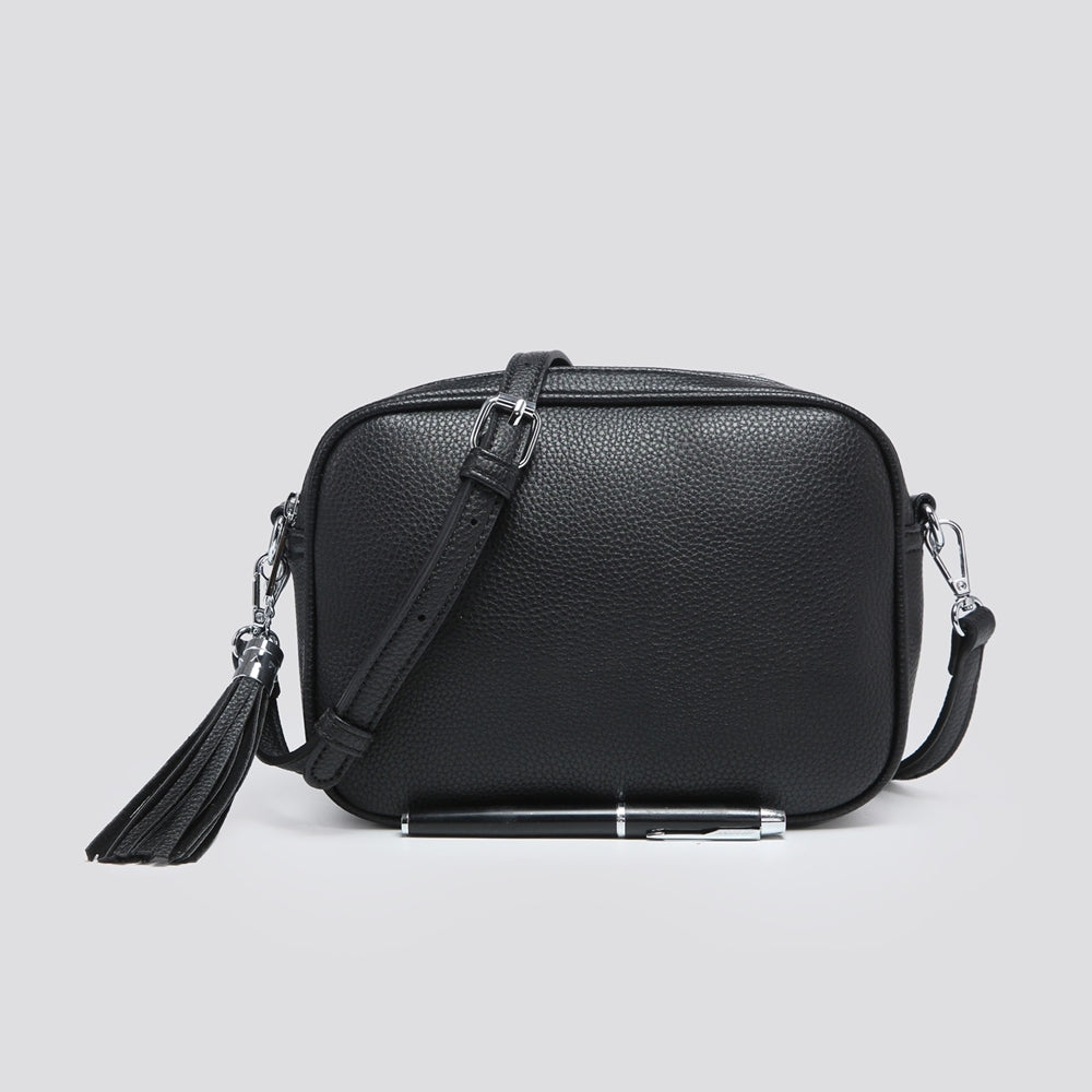 Fern Cross Body Camera Bag - Black