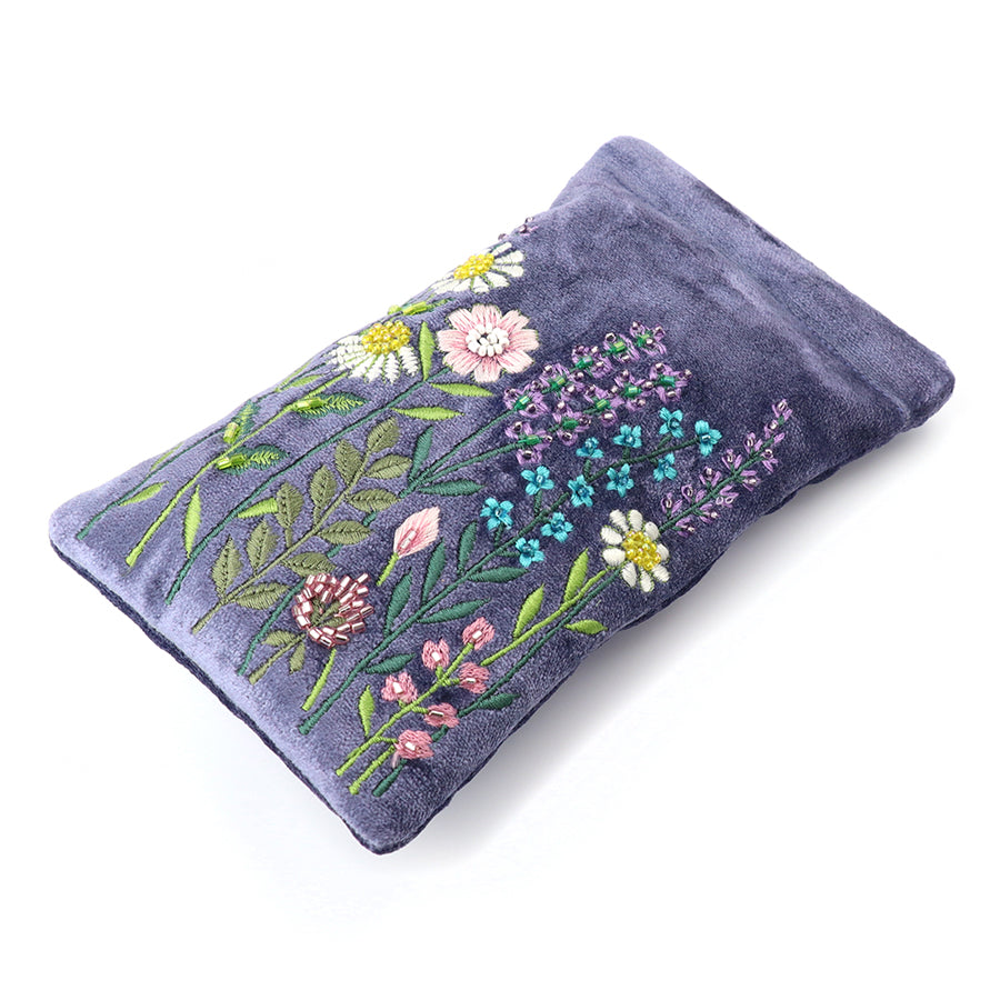 POM Violet Blue Velvet Meadow Glasses Case - More Than Just a Gift | Narborough Hall
