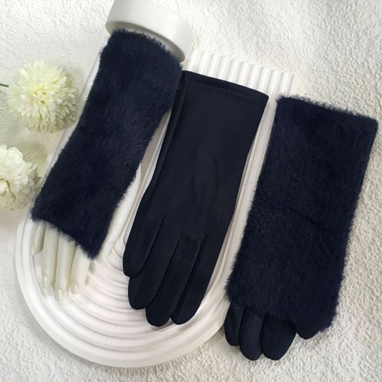 Black Double Layer Gloves