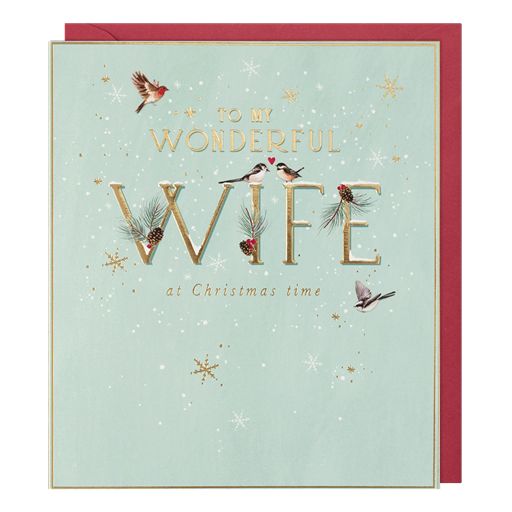 Reflections Wife Christmas Card