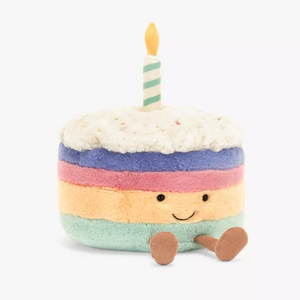 Jellycat Amusable Rainbow Cake Medium