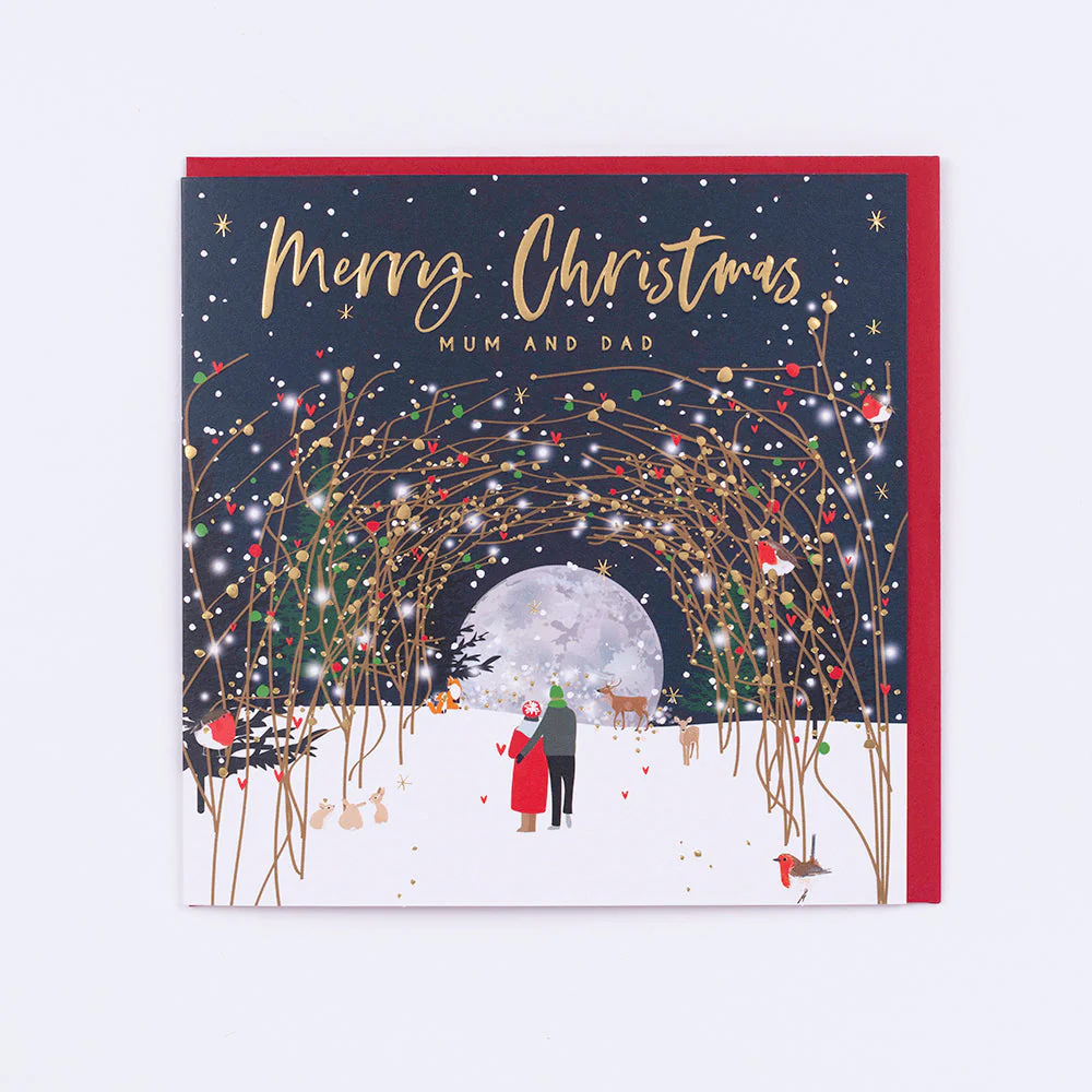 Christmas Elle Merry Christmas Mum and Dad Card