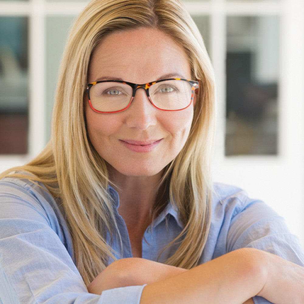 Easy Readers Duo Red and Tortoiseshell - +2.0