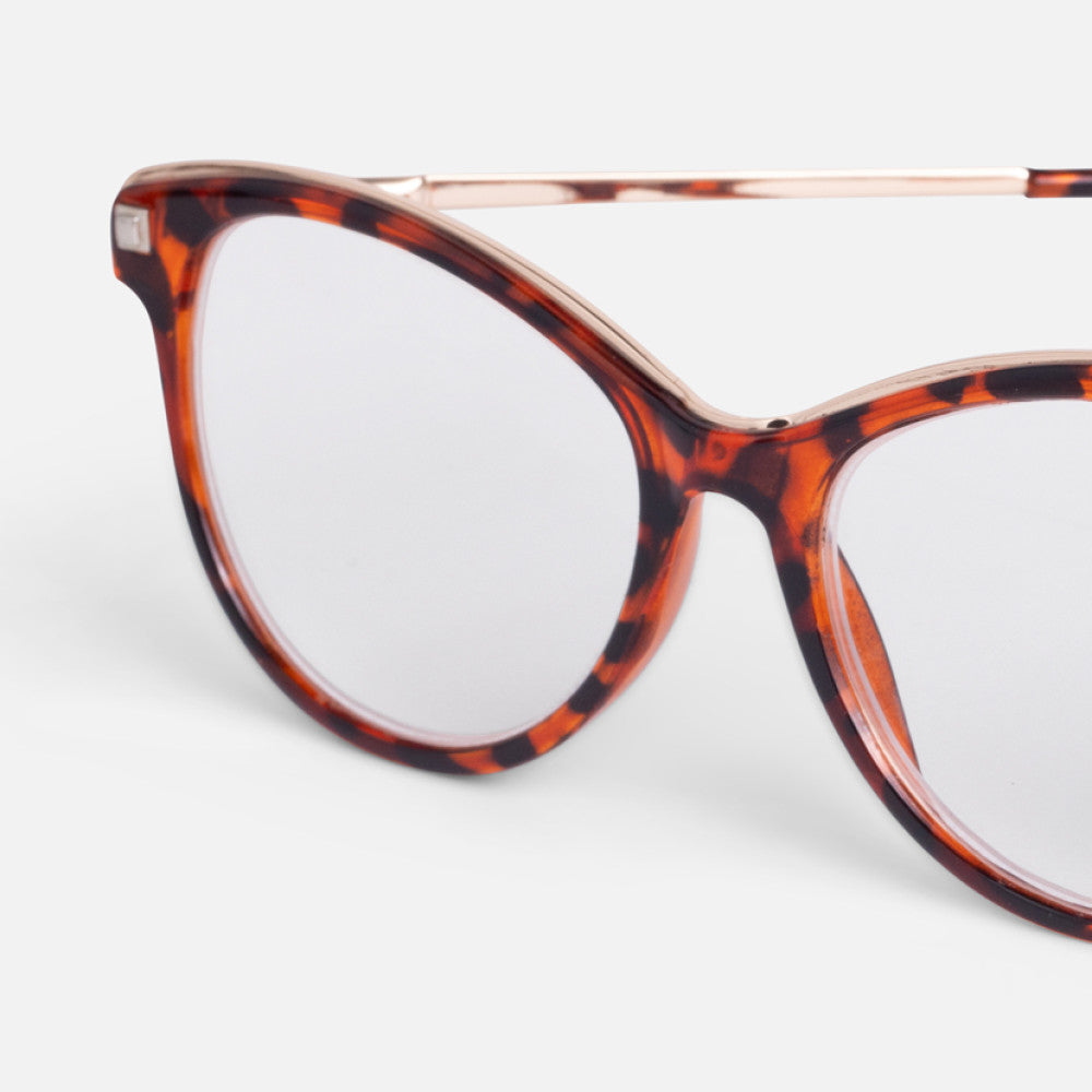 Easy Readers - Metal Cat Eye Tortoise - +2.5