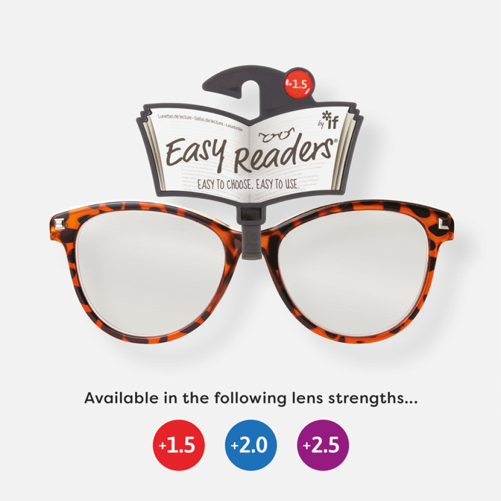 Easy Readers - Metal Cat Eye Tortoise - +2.5