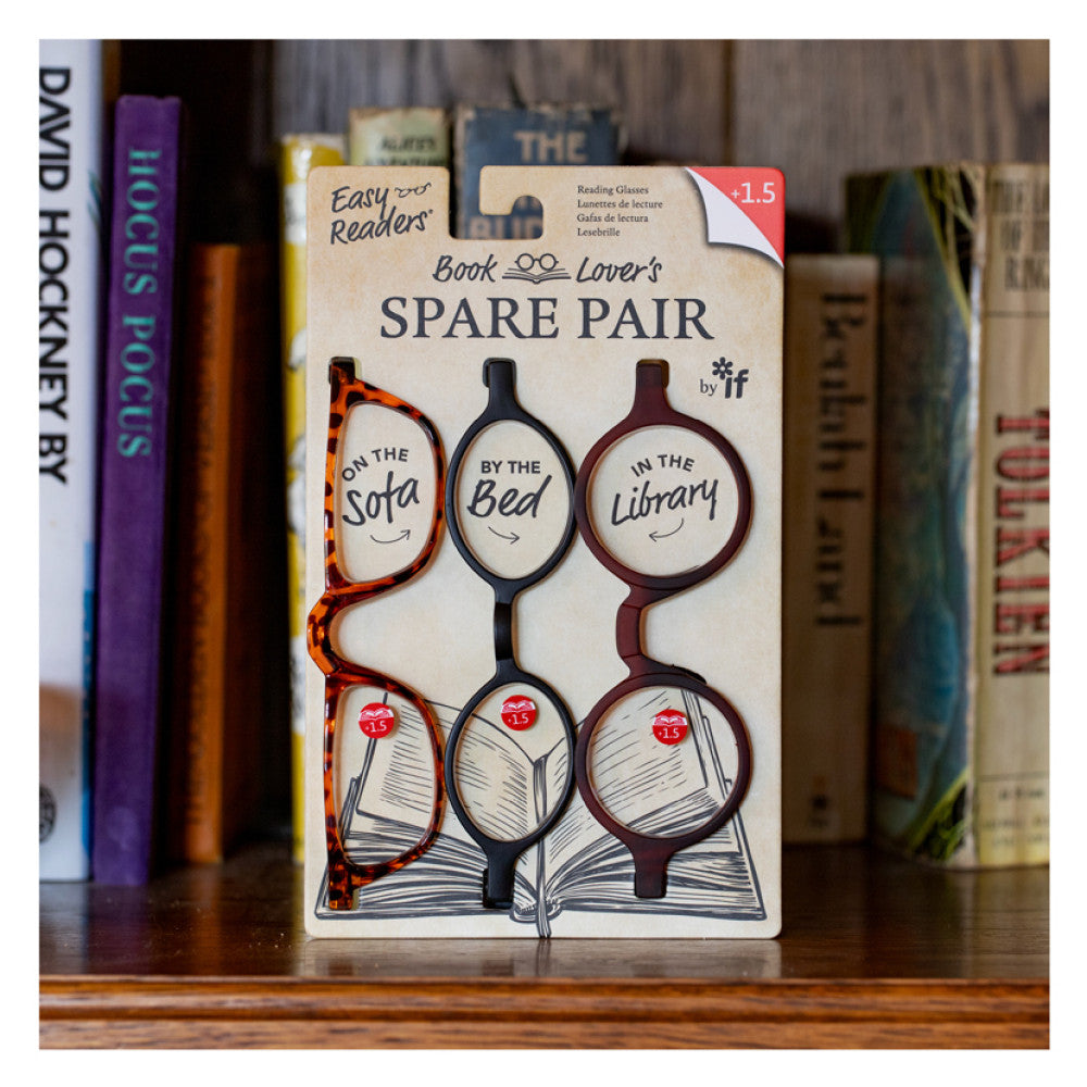 Easy Readers Book Lover's Spare Pair +1.5