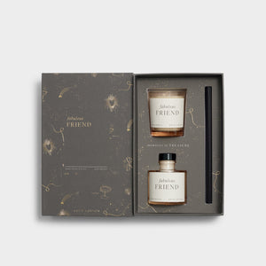 Katie Loxton Mini Votive & Reed Diffuser Gift Set - Fabulous Friend