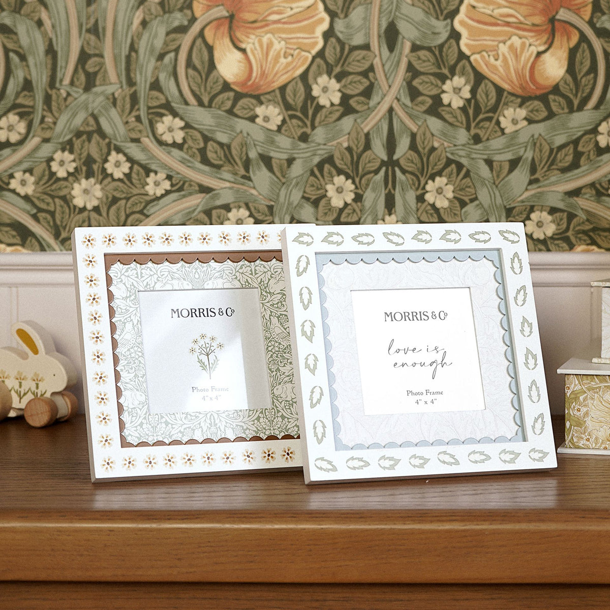 Morris & Co Baby set of 2 layered photo frames