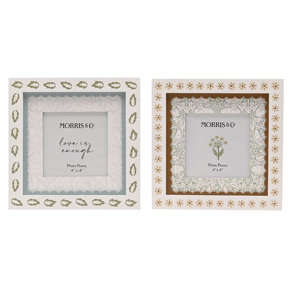 Morris & Co Baby set of 2 layered photo frames