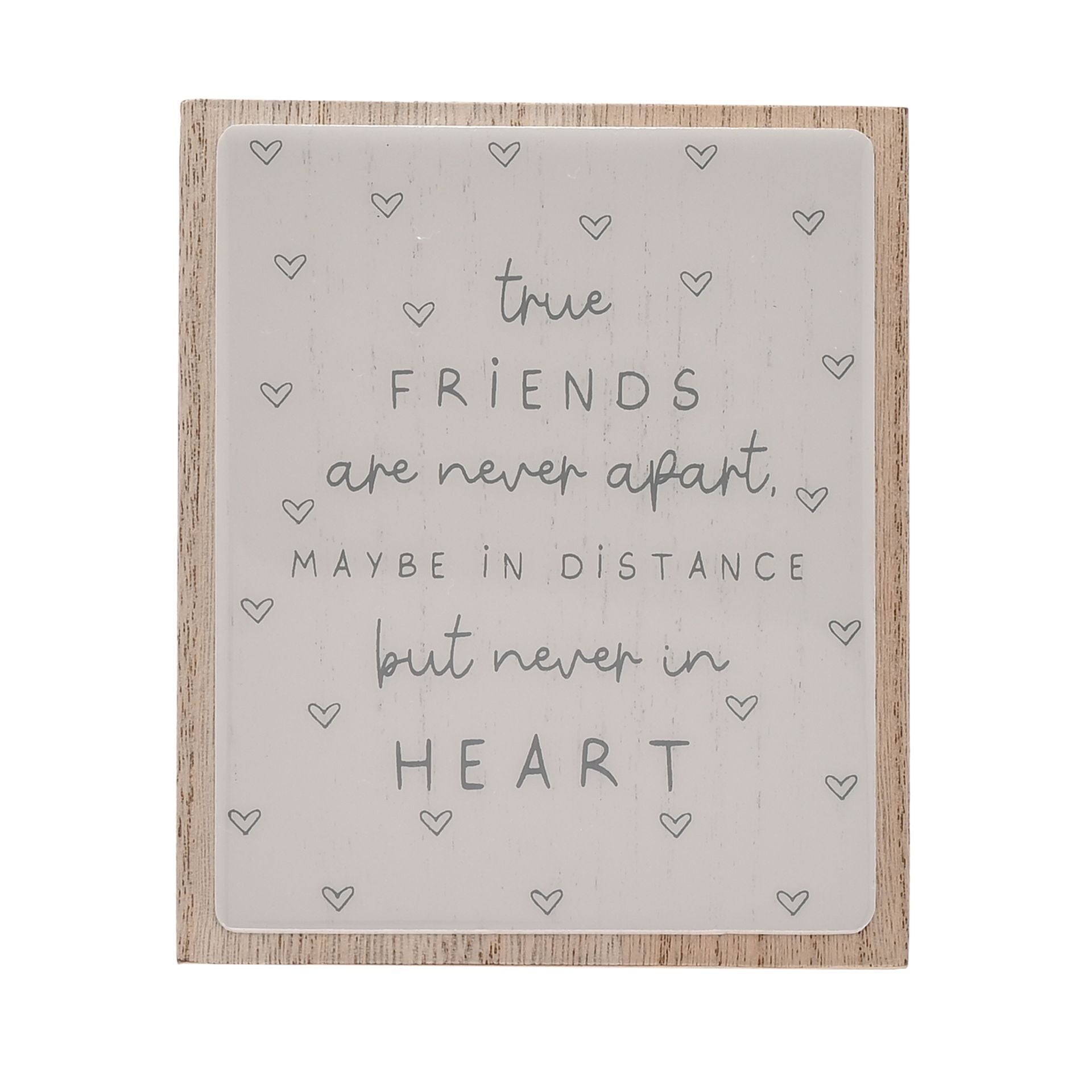 Moments Layered Plaque - True Friends