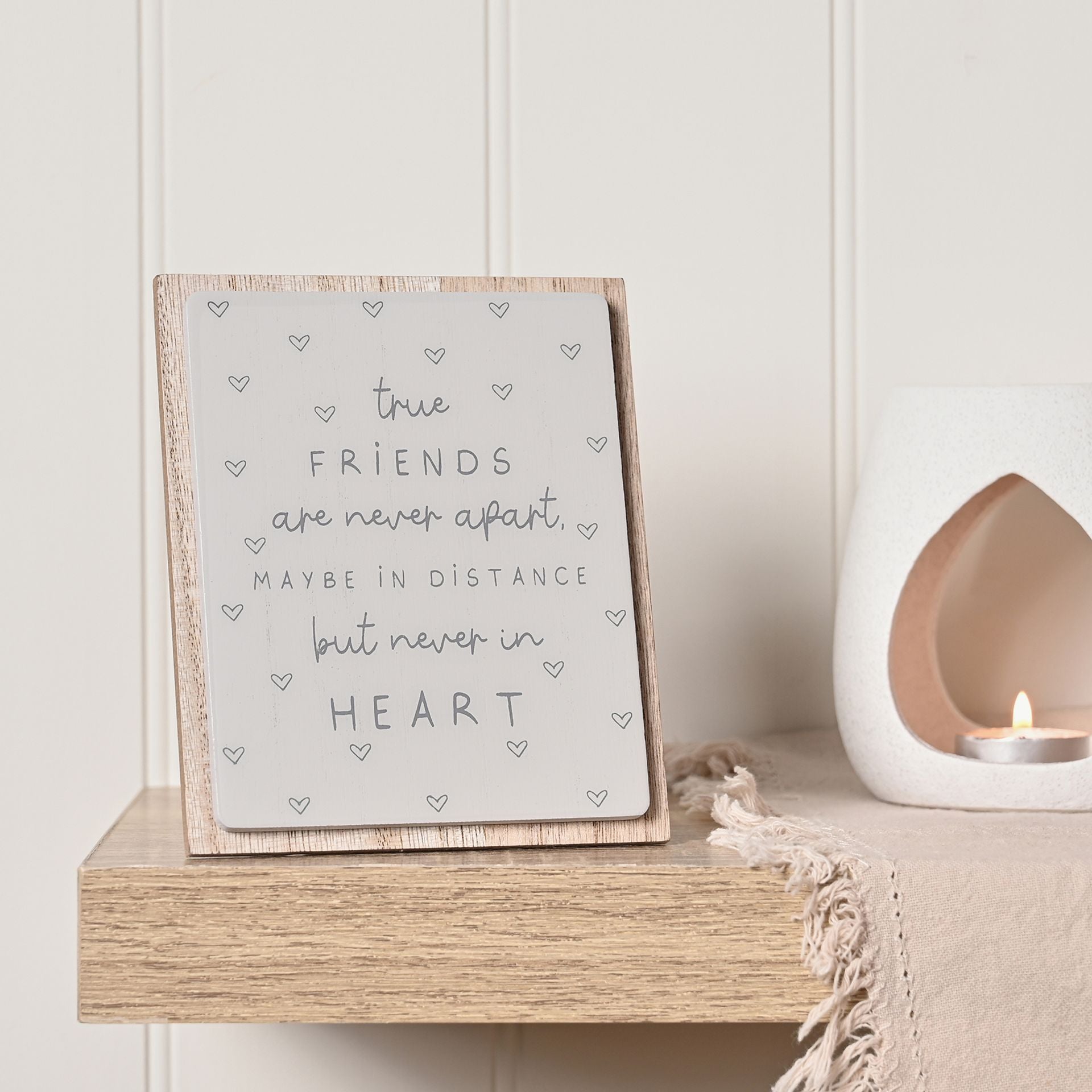 Moments Layered Plaque - True Friends