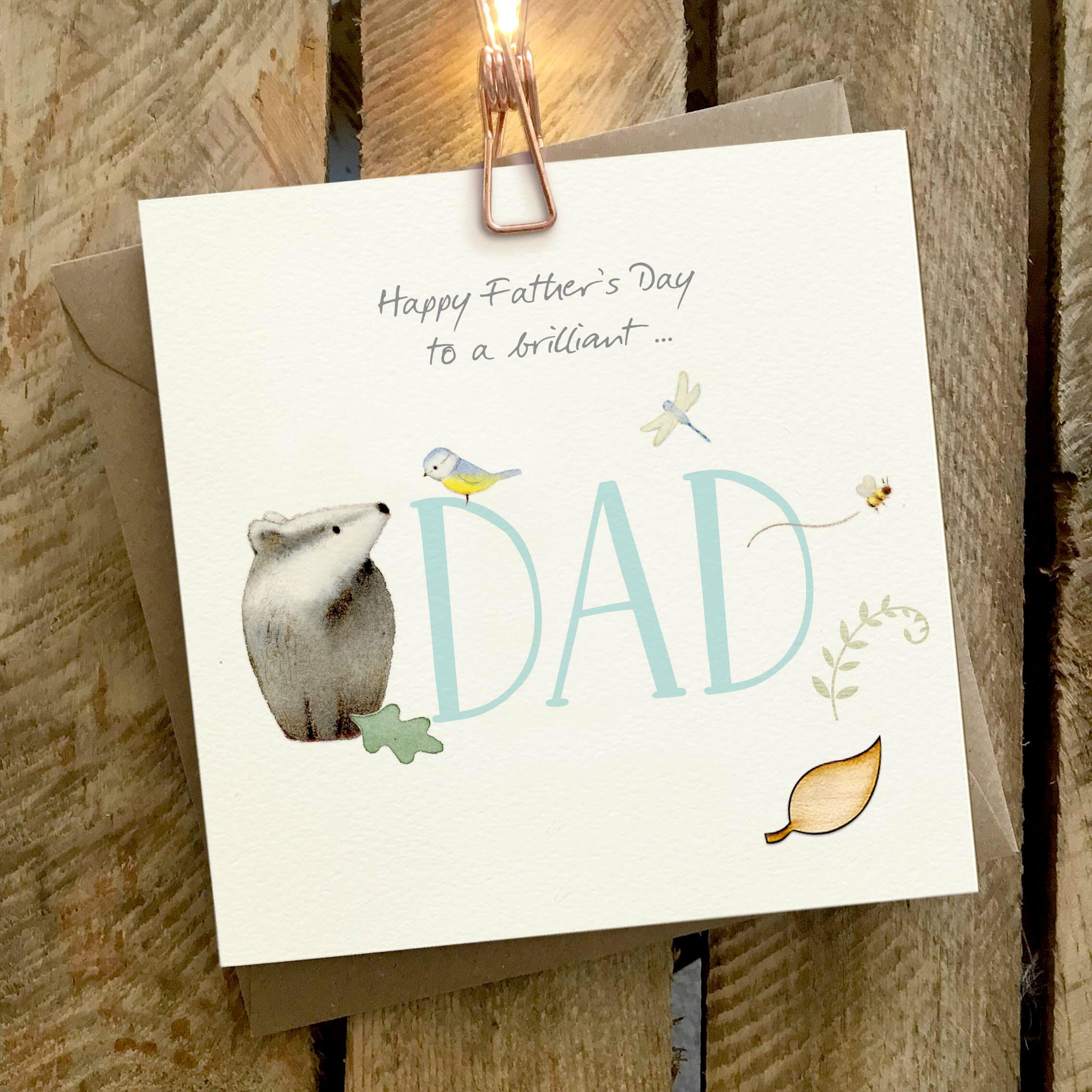 Ginger Betty Happy Fathers Day Card