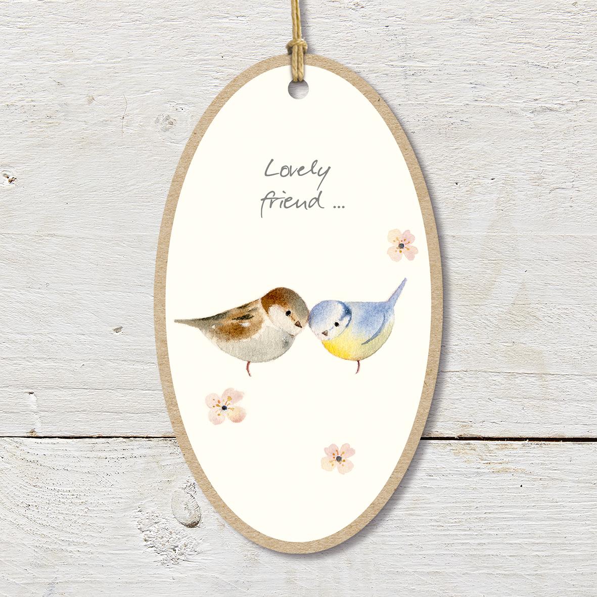 Ginger Betty Lovely Friend Plaque