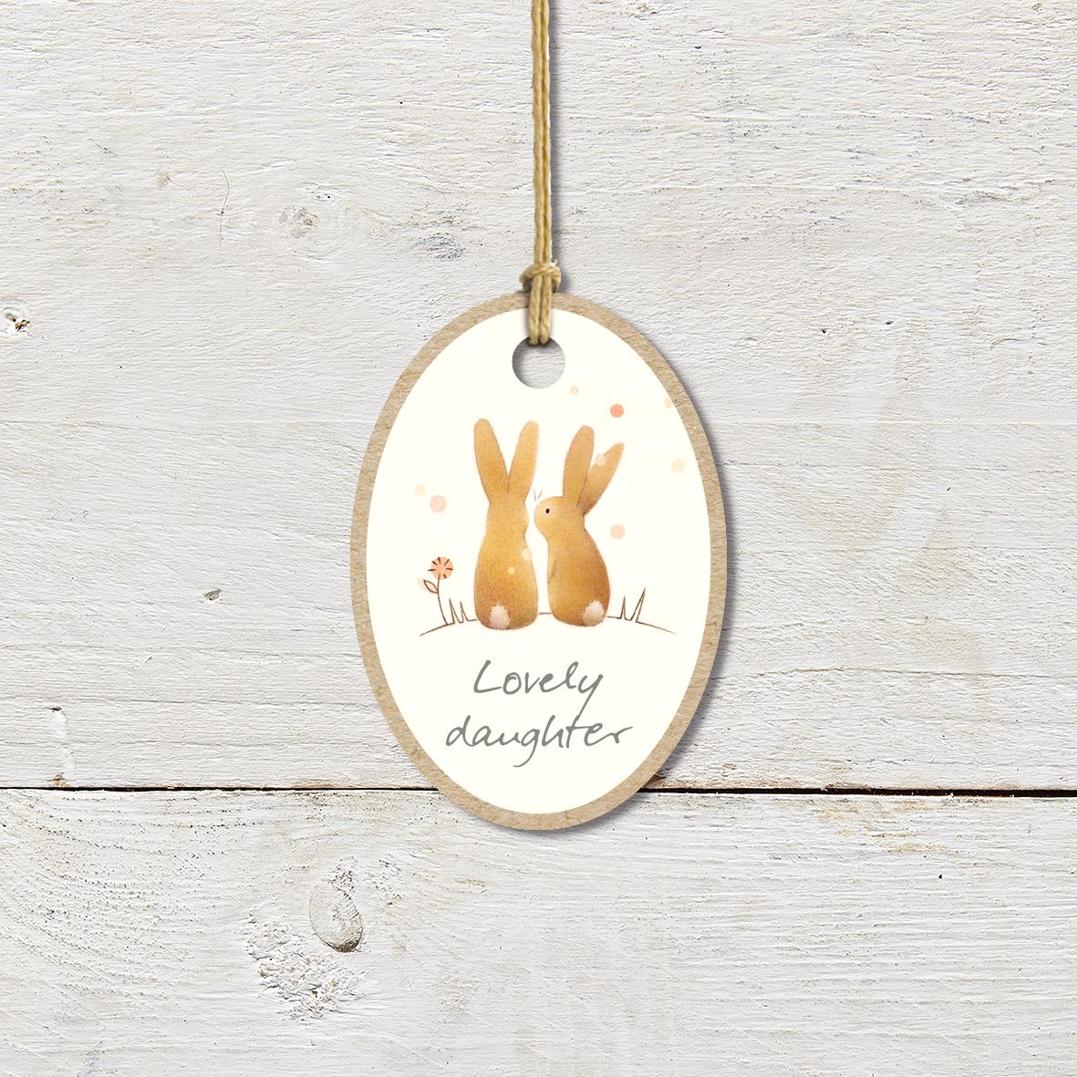 Ginger Betty Lovely Daughter Small Plaque