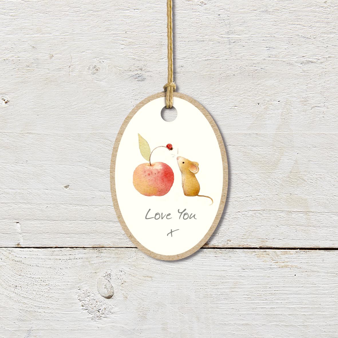 Ginger Betty Love You Small Plaque