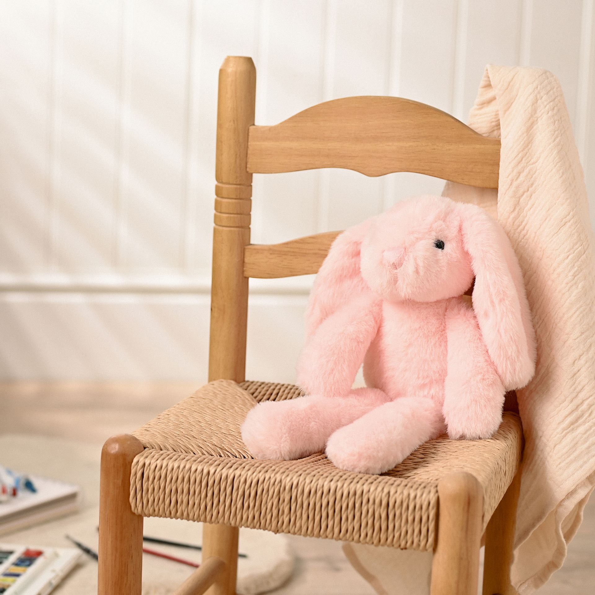 Katie The Plush Long Legged Pink Bunny - 35cm – More Than Just a