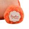 Daphne The Plush Sitting Orange Dinosaur 21cm