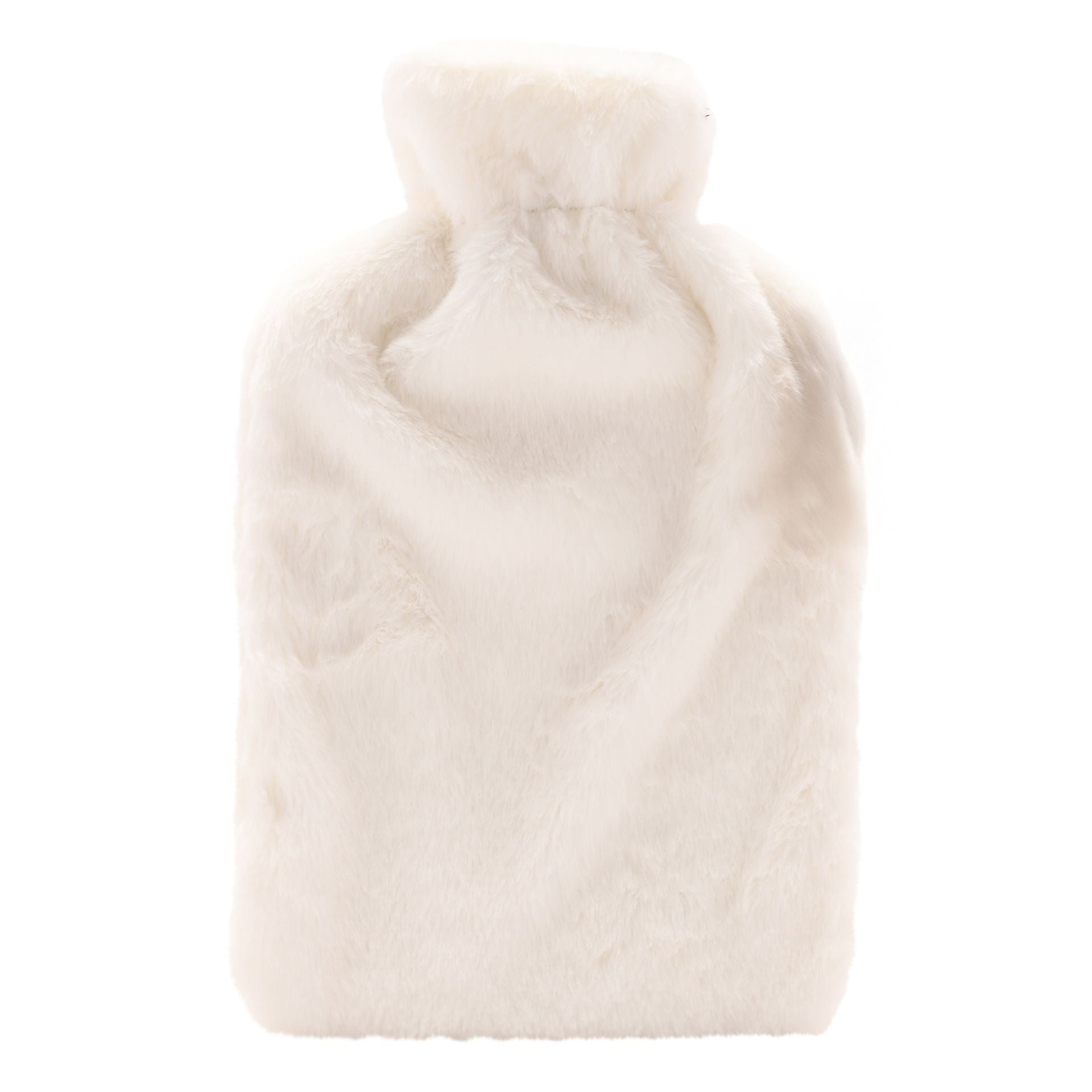 Sophia Layers Snug Hot Water Bottle & Eye Mask Set - White