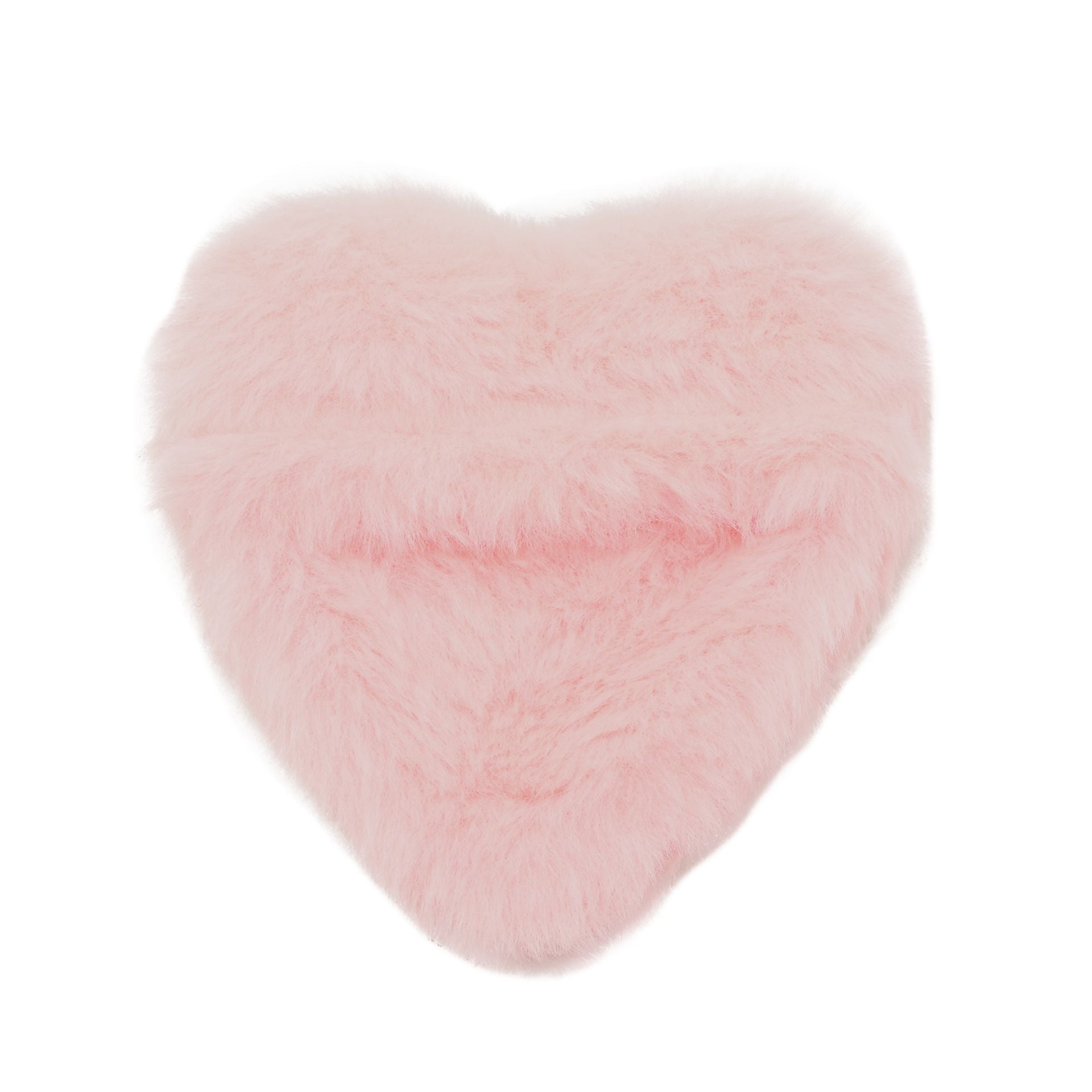 Sophia Layers Cosy Set Of 2 Furry Heart Hand Warmers - Blush Pink