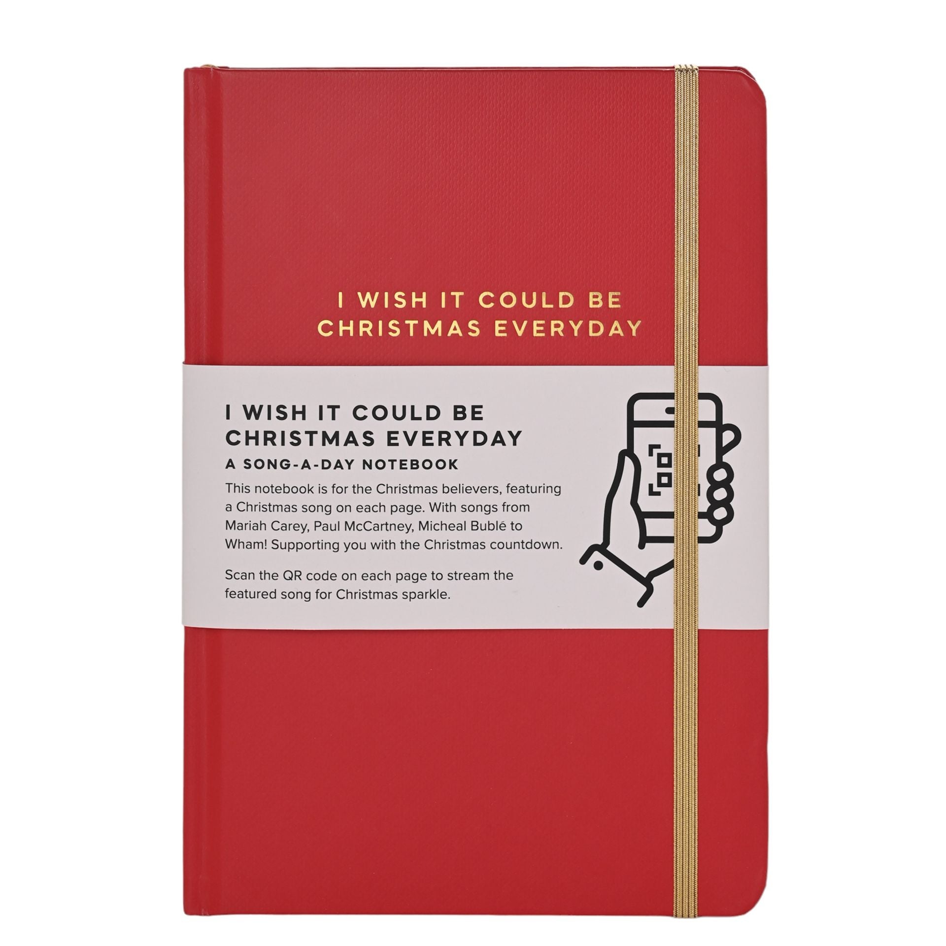Say It With Songs A5 I Wish it Could be Christmas Notebook