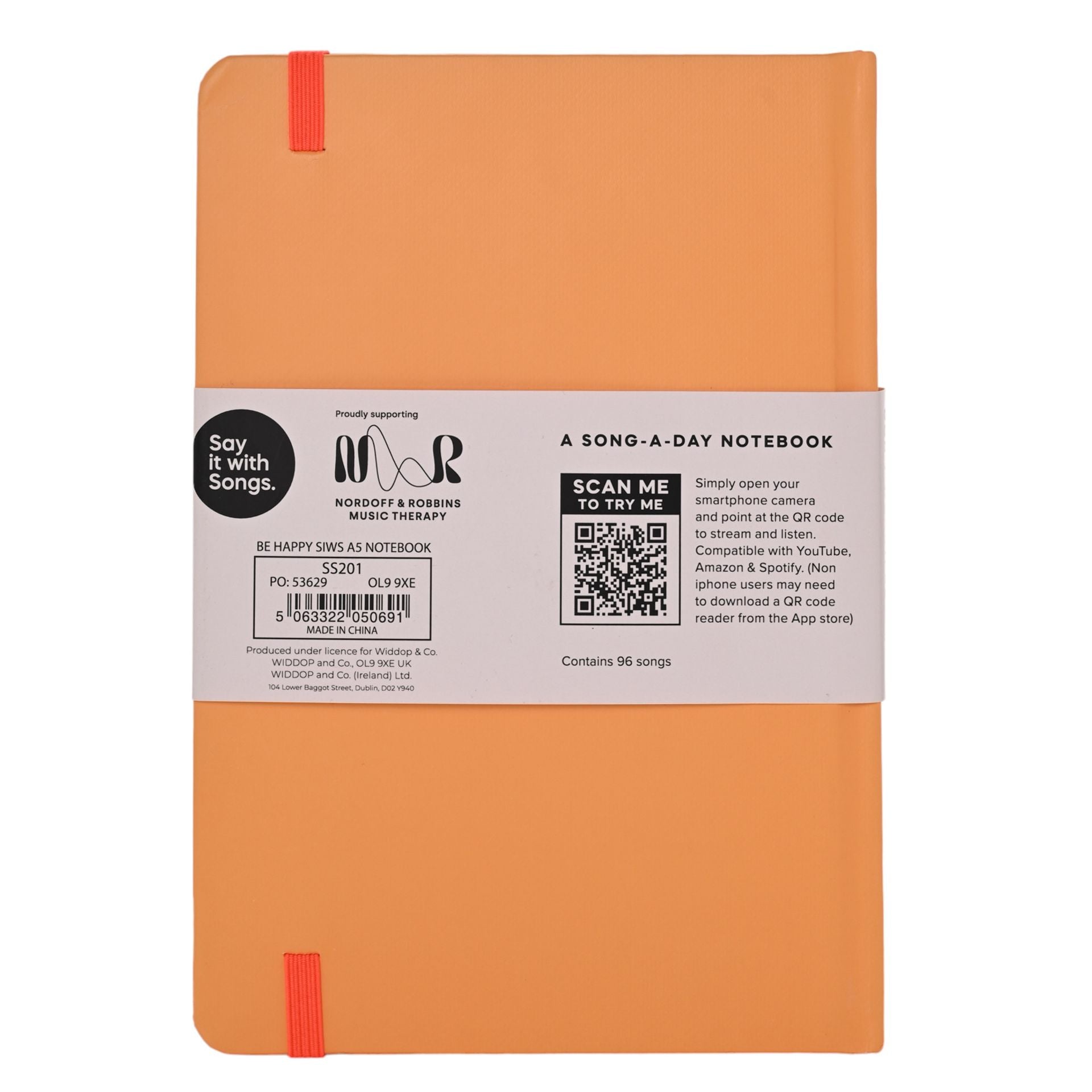 Say It With Songs A5 Don't Worry be Happy Notebook