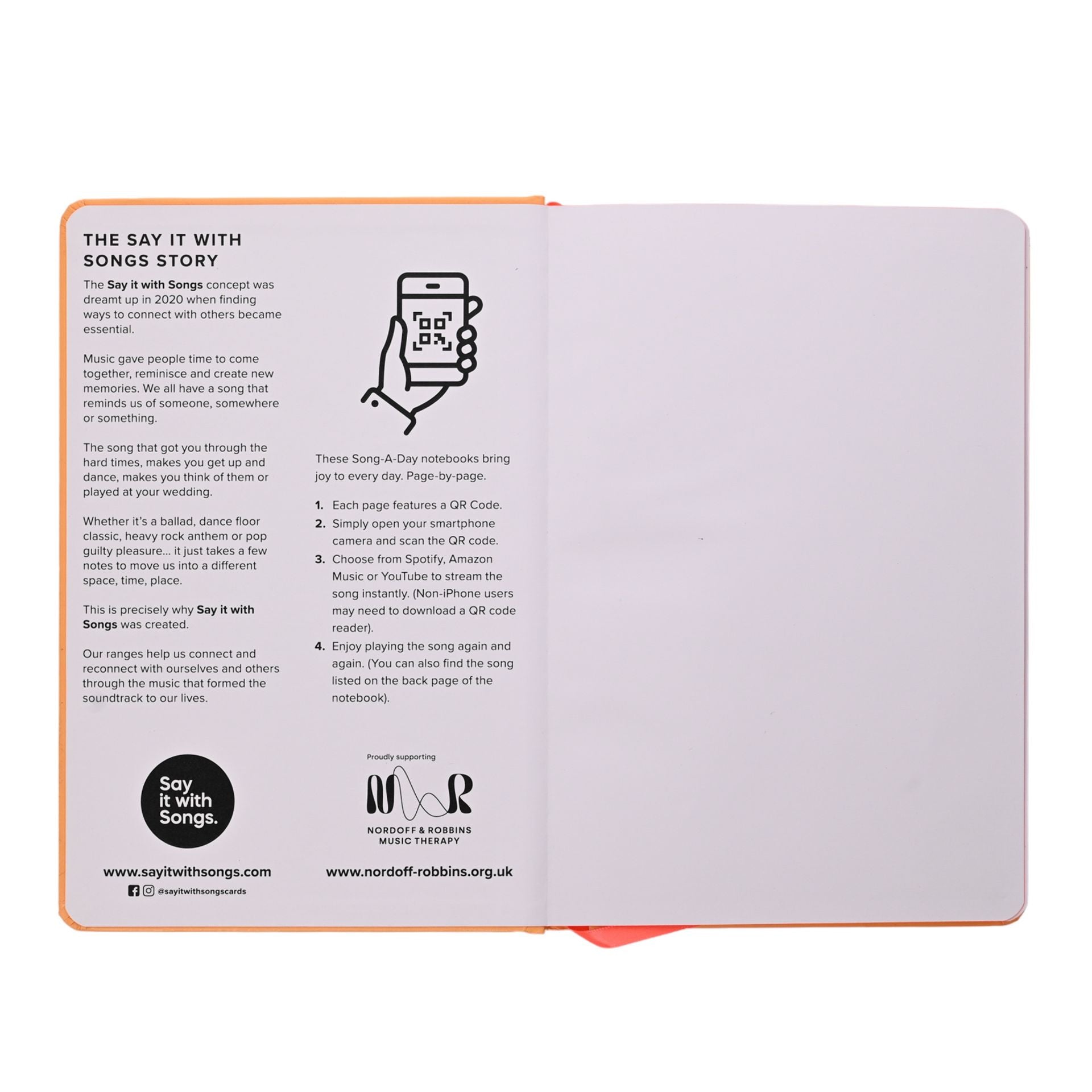 Say It With Songs A5 Don't Worry be Happy Notebook