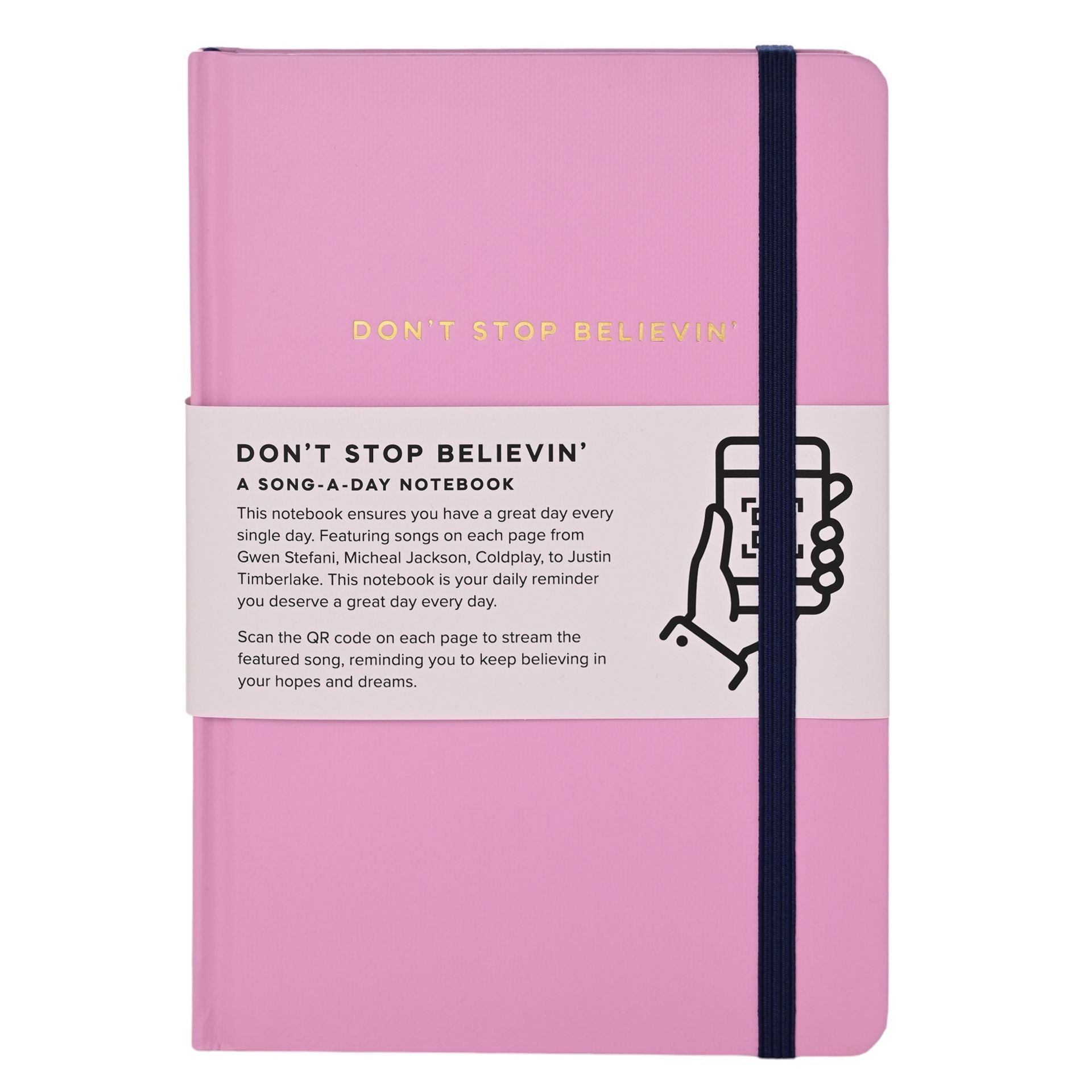 Say It With Songs A5 Don't Stop Believing Notebook
