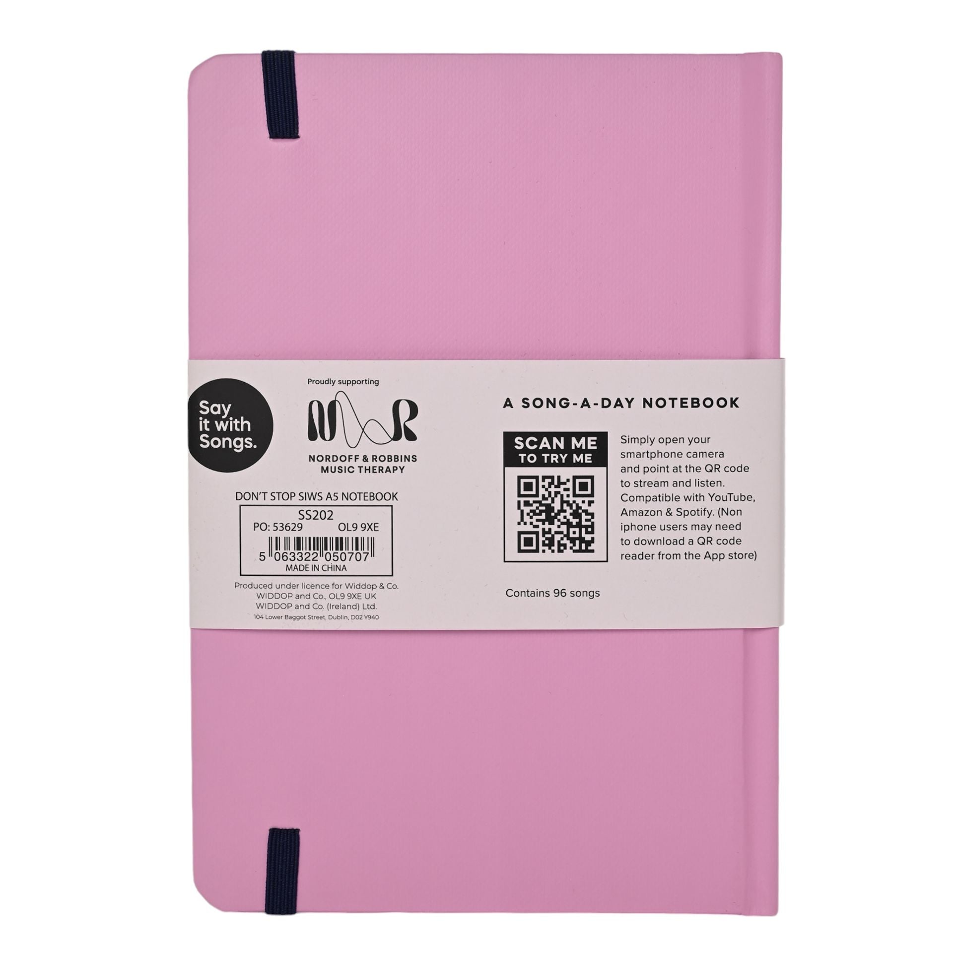 Say It With Songs A5 Don't Stop Believing Notebook