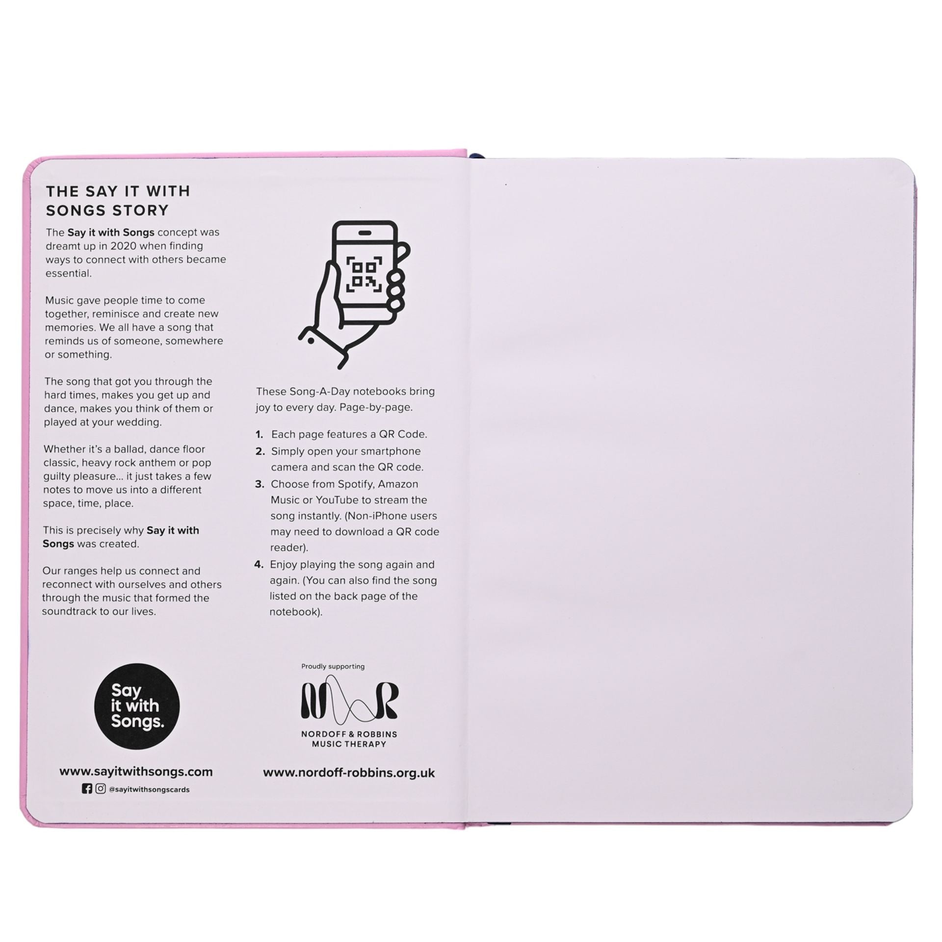 Say It With Songs A5 Don't Stop Believing Notebook