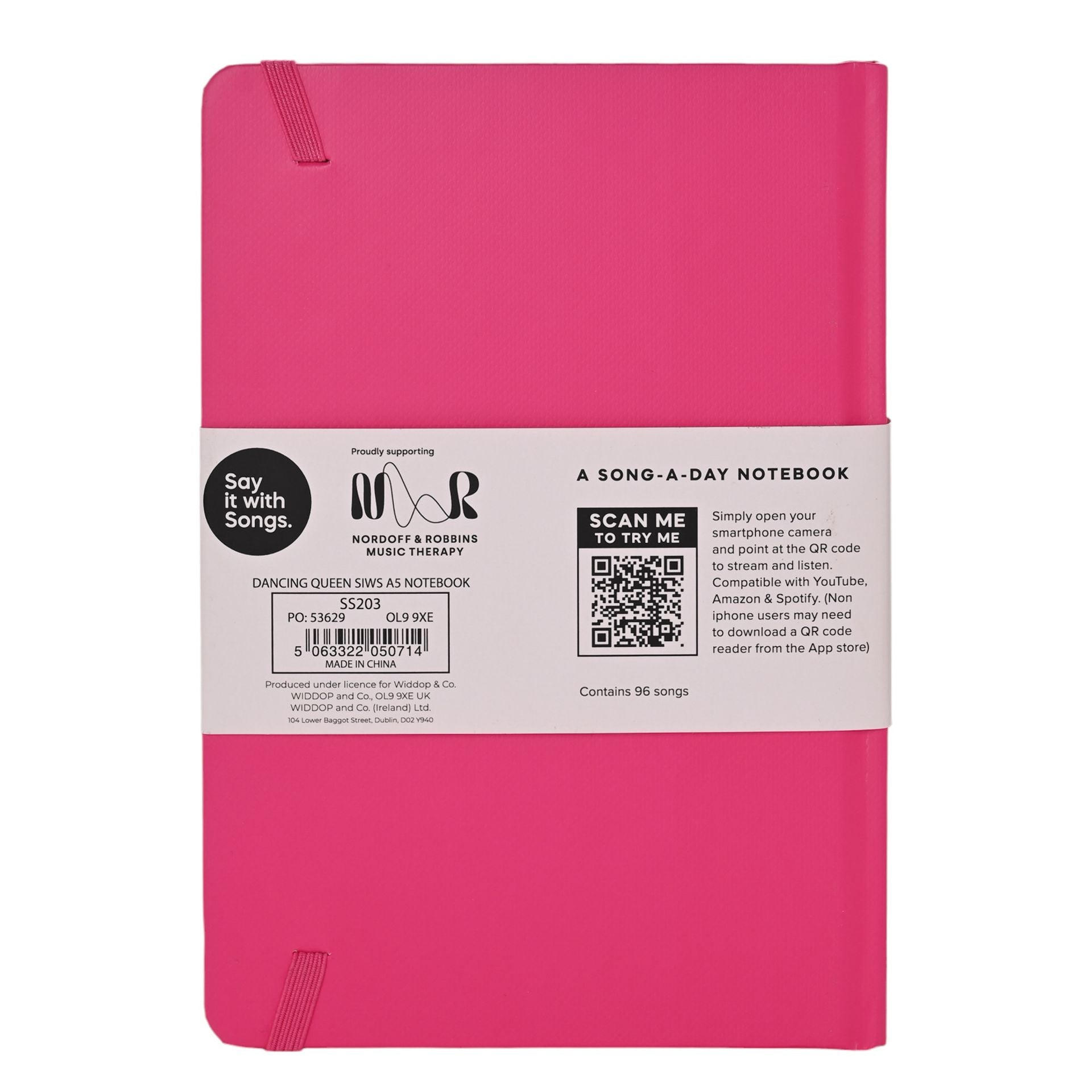 Say It With Songs A5 Dancing Queenk Notebook