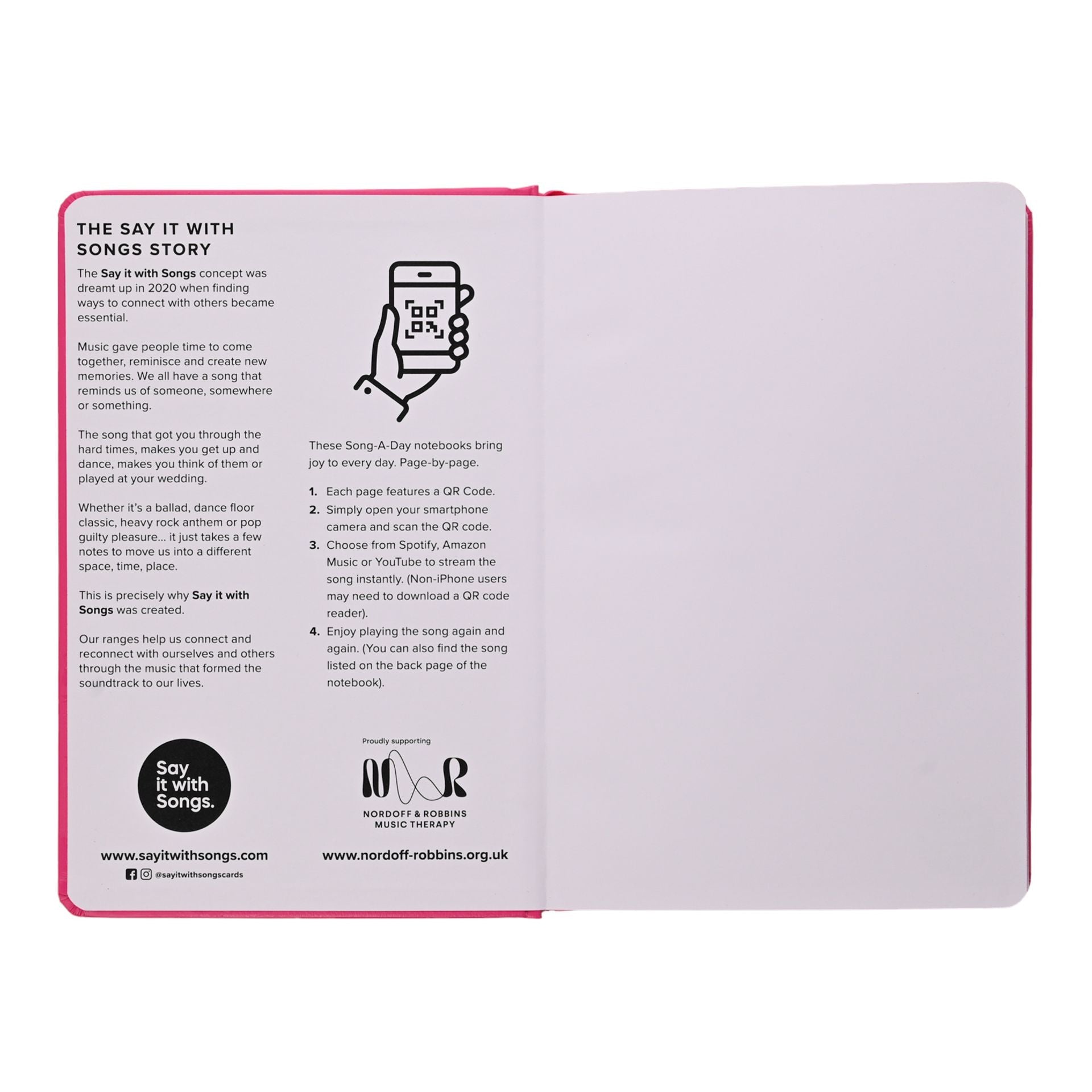 Say It With Songs A5 Dancing Queenk Notebook