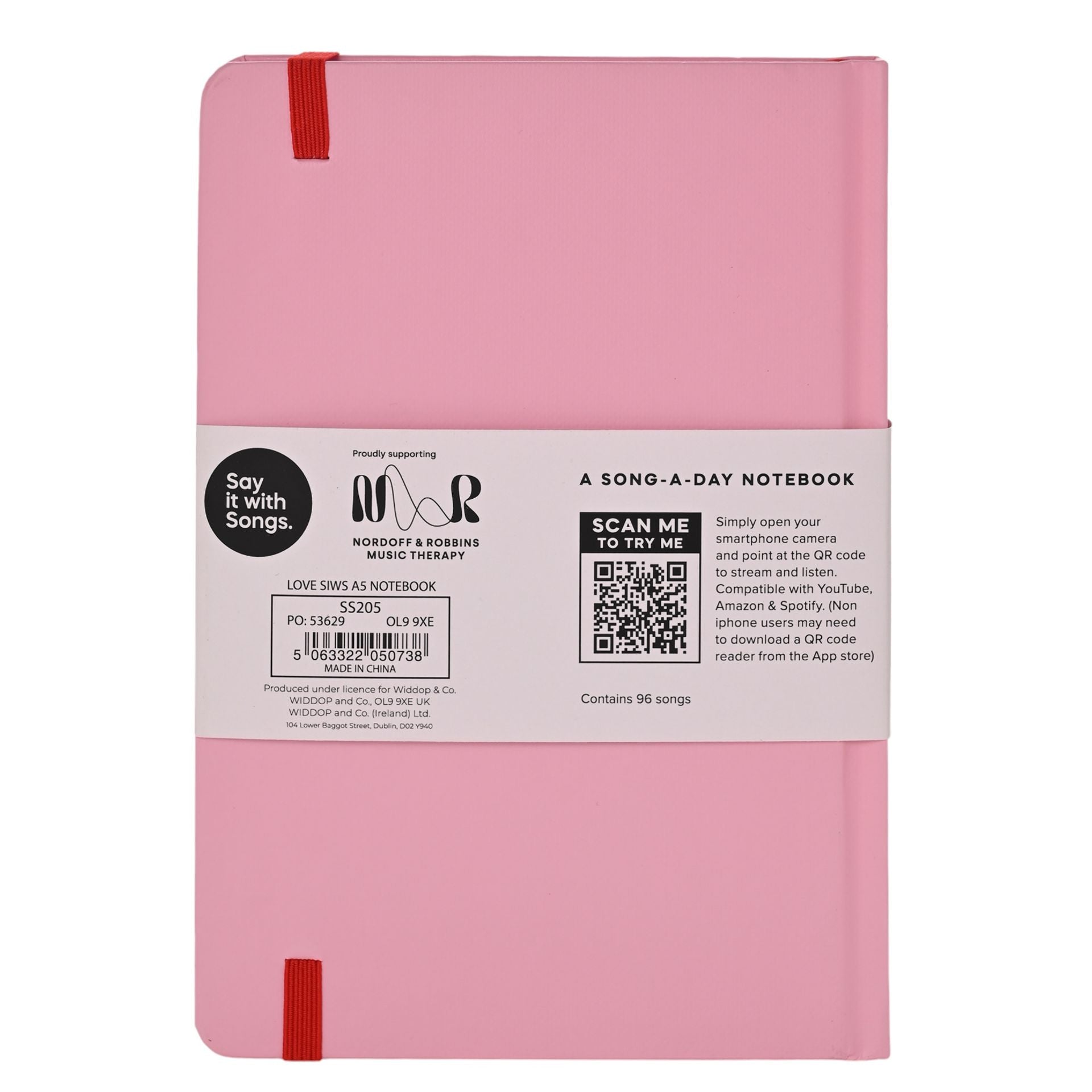 Say It With Songs A5 All You Need is Love Notebook