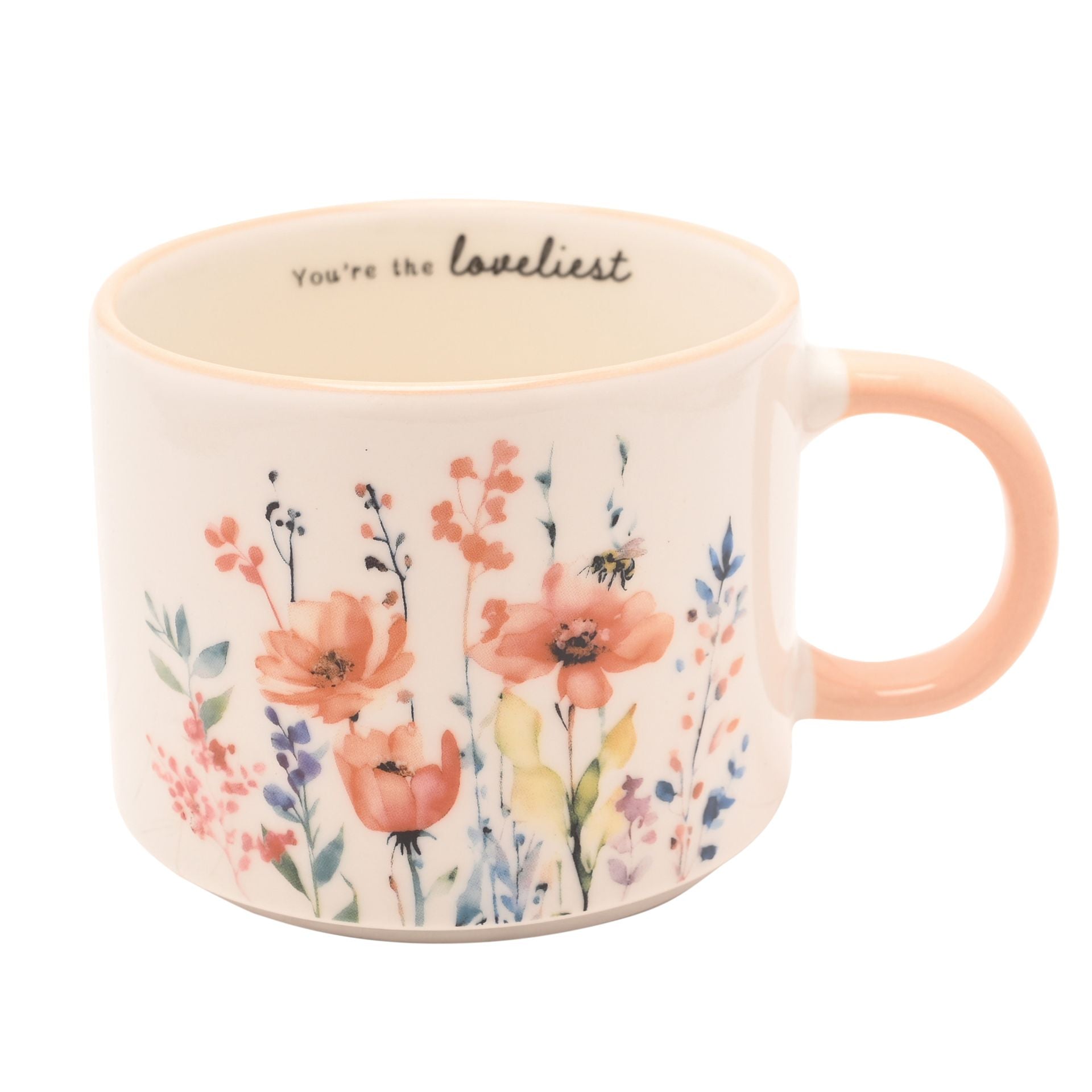 The Cottage Garden Peach Mug - Mum - More Than Just a Gift | Narborough Hall