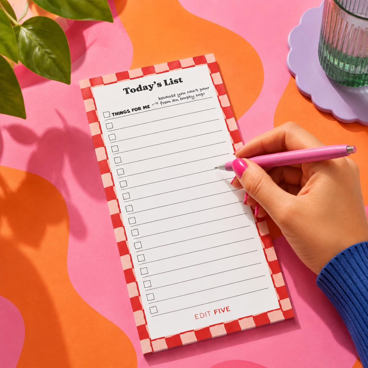 Today's List Long Notepad