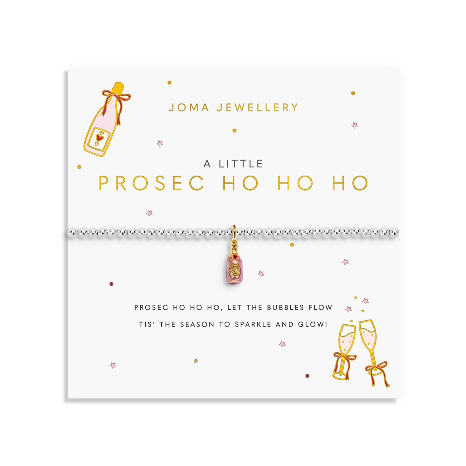 Joma Jewellery A Little Vibes Prosec Ho Ho Ho bracelet