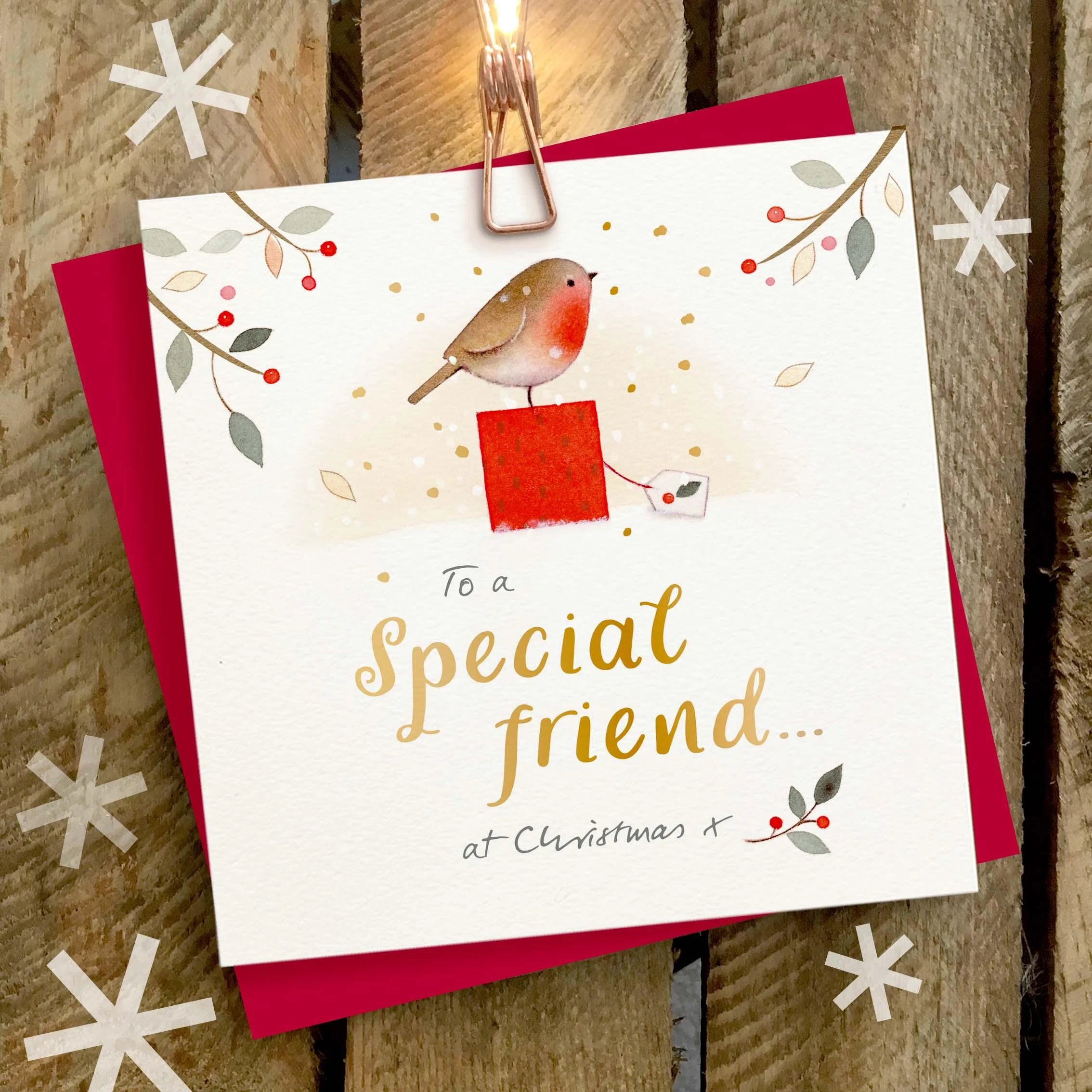 Ginger Betty Special Friend Christmas Card