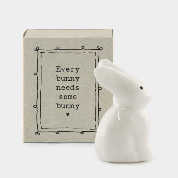 East of India Every Bunny Needs Matchbox Token