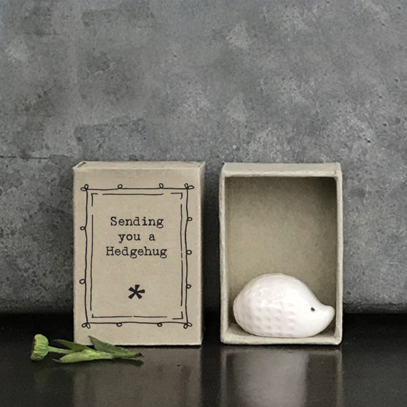 East of India Hedgehog Matchbox Token
