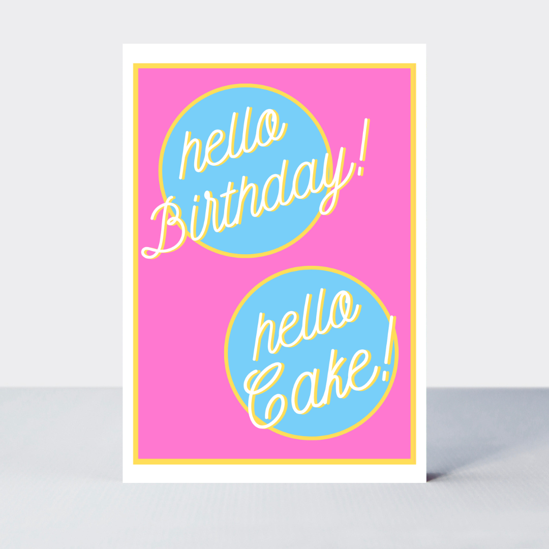 Hello Sunshine Hello Birthday Hello Cake Card