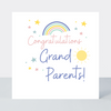Rainbows Grandparents Congratulations Card
